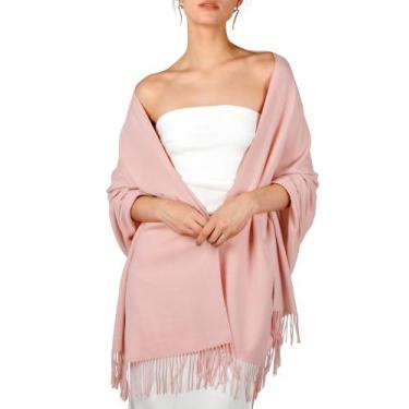 Imagem de Lenço macio Pashmina Shawl FURTALK 65x195cm