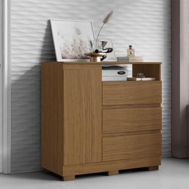 Imagem de Cômoda Quarto com 1 Porta Sapateira 97cm Tayna Atacama A09 - D'Rossi