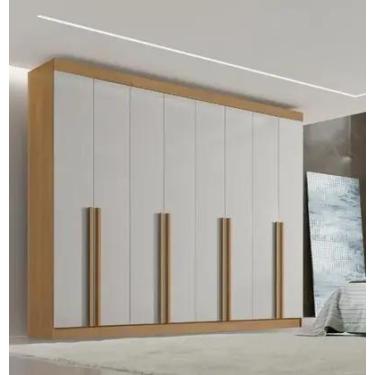 Imagem de Guarda Roupas Casal Daymond 8Pts 100 MDF DDoro Móveis D Doro Móveis - 