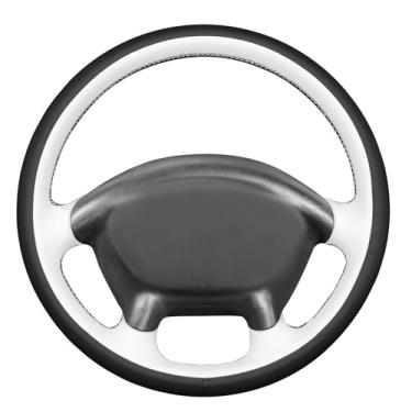 Imagem de MEWANT Capa de volante costurada à mão estilo 3D para Chevrolet (Chevy) Corvette C5 1997-2004 Acessórios de volante para Chevrolet (Chevy) Corvette C5