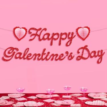 Imagem de xo, Fetti Faixa Happy Galentines Day