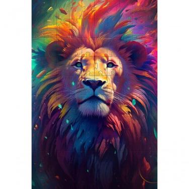 Imagem de Quebra-cabeça Em Mdf Exclusivo Coleção Leões De 300 Peças