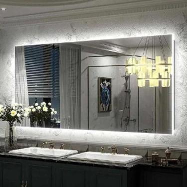 Imagem de Espelho Retangular Decorativo com LED e Touch Screen - Modelo Premium 