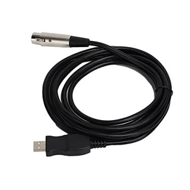 Imagem de SUNGOOYUE Cabo Conversor de áudio USB, Cabo de Metal Preto e PVC de, áudio Digital de 16 Bits para Jogos e Gravação, Compatível Com e