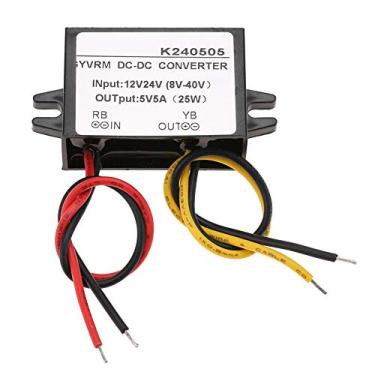 Imagem de Phefop Conversor Buckss 5A, 12V ou 24V a 5V Step Down Módulo de Fonte de Alimentação Conversor DC DC para Tela LED do Carro, Roteador de Motor de Ventilador de Câmera de Monitor