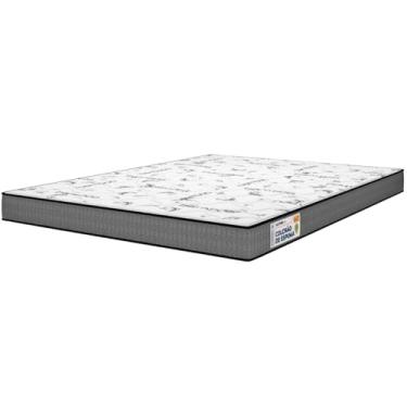 Imagem de Colchão Casal Plumatex Acction D28 | 138x188x14cm | Firmeza Macia | Suporta 90kg/Pessoa | Espuma de Qualidade, Antiácaros e Hipoalergênico