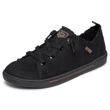 Imagem de Skechers Tênis feminino Hands Free Slip-ins Skipper-Keep It Sweet, Preto/preto, 9.5 Wide