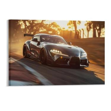 Imagem de HouLaiZhe Speed ​​jdm Car Sup Sports Drift Cool Posters Canvas Wall Estética Decoração de parede Impressão de parede Sala de Galeria Decoração de parede para quarto sala de estar escritório 11 x 17