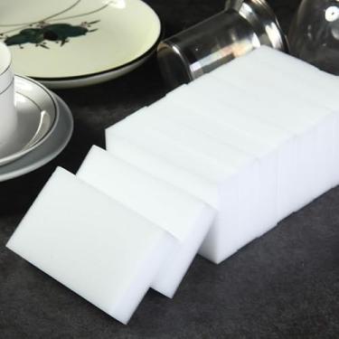 Imagem de 15 pçs esponja mágica borracha granel melamina branca 1,5 cm limpeza para cozinha sapato móveis banheiro chuveiro limpador (15 peças 1,5 cm de espessura)