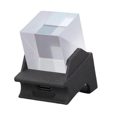 Imagem de Zhjvihx Exibição de Cotação de Bitcoin, Rastreador de Preços LED 3D Holográfico para 2.000 Criptomoedas Com Taxas de Câmbio de Ações de Relógio Meteorológico Em Tempo Real, Suporta