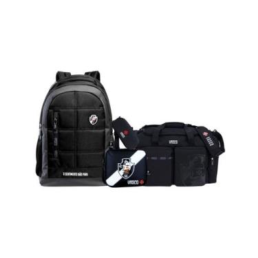 Imagem de Kit Vasco Mochila Costa + Lancheira + Estojo + Bolsa Viagem - Xeryus