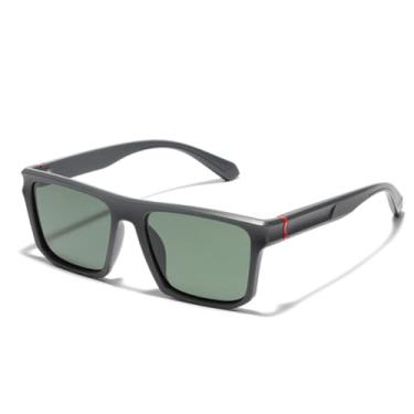 Imagem de JRLLFD Óculos de sol polarizados retangulares para dirigir, moda masculina e feminina (1)
