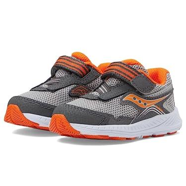 Imagem de Saucony Tênis de corrida infantil Ride 10 Jr, Cinza, 20