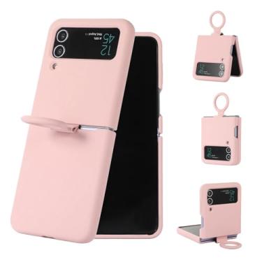 Imagem de Dpofirs Capa para z Flip 3 5g 2021, Capa de Telefone Slim Fit para z Flip3, Protetora de Telefone (Rosada)