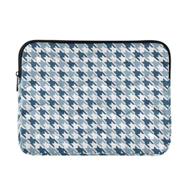 Imagem de Bolsa feminina para laptop Houndstooth Cool Houndstooth, bolsa de laptop de 38 cm, à prova de choque, capa protetora para transporte de computador, bolsa de 15,6 polegadas para homens