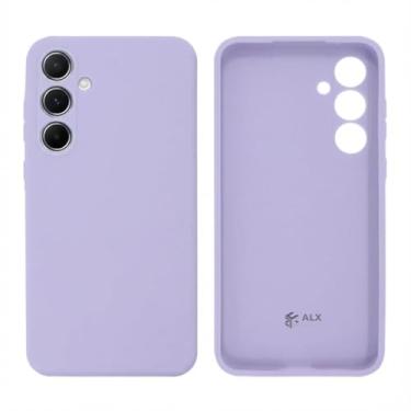 Imagem de Case Silicone Aveludado Slim Compatível Galaxy A04S Alta Proteção (Lilás)