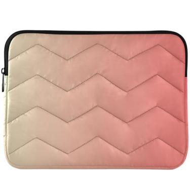 Imagem de Linda capa para notebook rosa gradiente cores linda capa para laptop universal, 13 e 14 polegadas