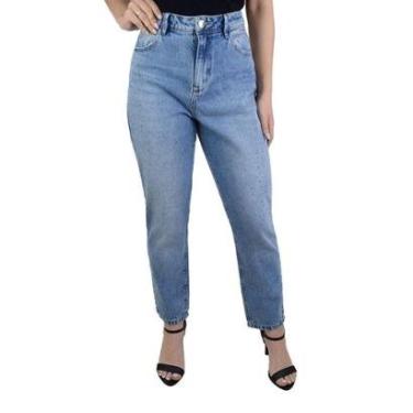 Imagem de Calça Feminina Kacolaco Jeans Mom Hiper Destroyed - K4782-Feminino