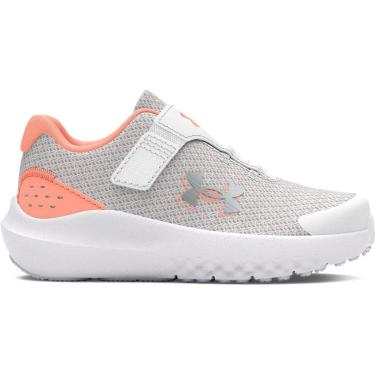 Imagem de Tênis Infantil Under Armour Surge 4 AC 19 Cinza-Feminino