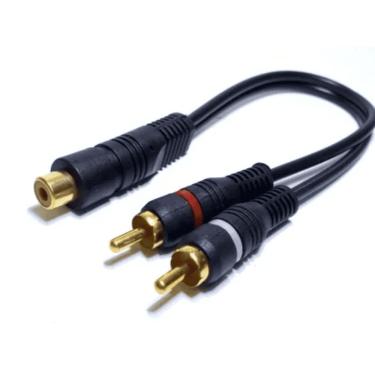 Imagem de Cabo RCA Adaptador Som Automotivo CB-1253 Ketchup