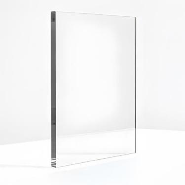 Imagem de Chapa Placa Policarbonato Compacto 2mm 1x2m c/ proteção UV Cor:Cristal