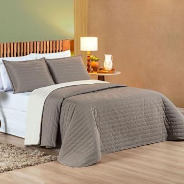 Imagem de Cobre Leito Millenyum Queen Dupla Face 3 Peças - Camafeu - Casa Show E