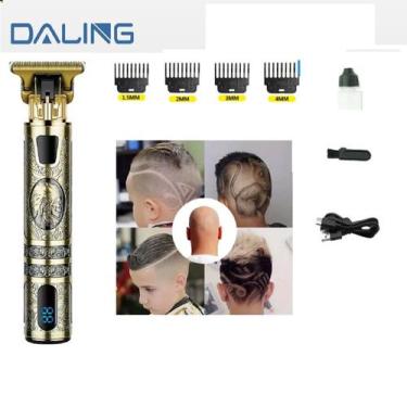 Imagem de Máquina Cortar Acabamento Dragão Perfect Barber com Visor Lcd Digital,