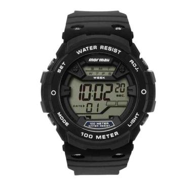 Imagem de Relógio Preto Masculino Mormaii MO03500/8A-Masculino