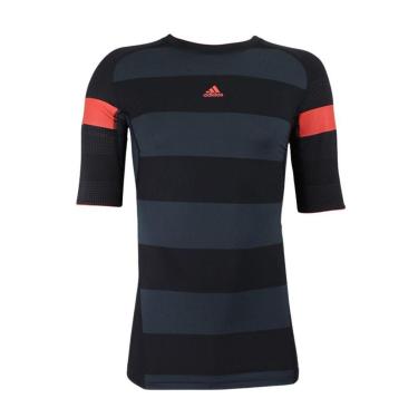 Imagem de Camisa Compressão Adidas Listrada Térmica Running G70397-Masculino