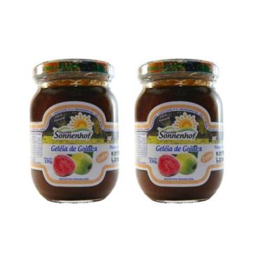 Imagem de Kit com 2 Geleia Extra de Goiaba - 330g - Fazenda Sonnenhof
