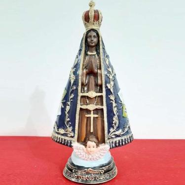 Imagem de Imagem de Nossa Senhora Aparecida de Resina - 30 cm - Soul Turista
