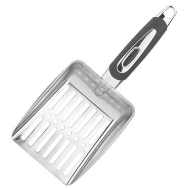 Imagem de Pá de areia para gatos | Removedor de colher de cocô de animal - Pá de areia profunda para ambientes internos e externos, casa, apartamento, sala de estar, dormitório veterinário