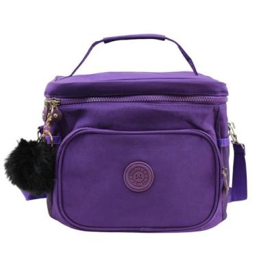 Imagem de Frasqueira térmica grande acompanha chaveiro com alça transversal impe