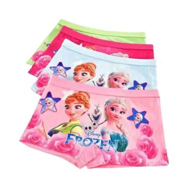 Imagem de Conjunto De 4 Peças De Roupa Íntima Infantil Disney Frozen Elsa Avenge