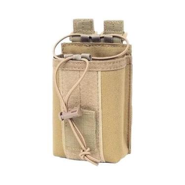 Imagem de Bolsa Tática De Nylon 1000D Molle Para Rádio Walkie Talkie De Caça Ao 
