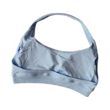 Imagem de Sutiã Esportivo Feminino De Alto Suporte, Sem Costura, Halter, Com Efe