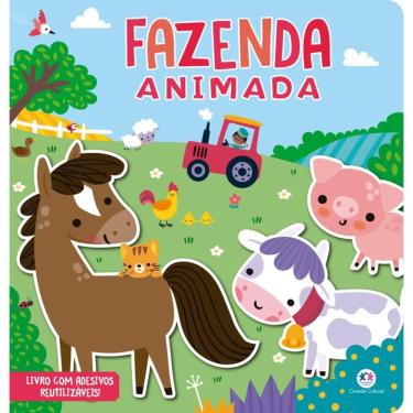 Imagem de Fazenda Animada - Livro com adesivos reutilizáveis
