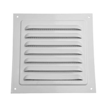 Imagem de Grelha De Ventilação Em Alumínio Com Tela Anti-insetos Para Dutos De A