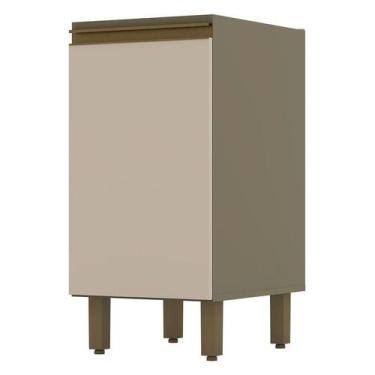 Imagem de Balcão de Cozinha Évelin 1 Porta 40 cm Duna Cristal - Henn