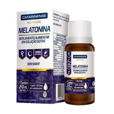 Imagem de Melatonina em Gotas - 20ml Sem Sabor - Catarinense Nutrição-Unissex