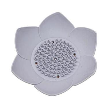 Imagem de Suporte De Sabonete De Silicone Com Design De Lótus Para Banheiro, Cai