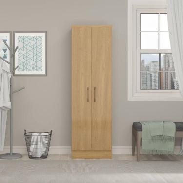 Imagem de Armário De Lavanderia Multiuso Com 2 Portas Menu Móveis Carvalho