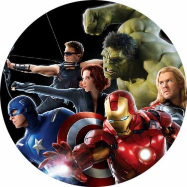Imagem de Painel Festa Redondo Heróis Marvel 3d 1,50 Dia. mod 3 - Fantasia Brás
