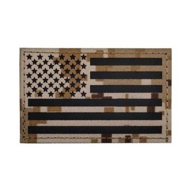 Imagem de Patch Refletivo Com Cabeça De Gato E Tridente Da Bandeira Dos EUA Em C