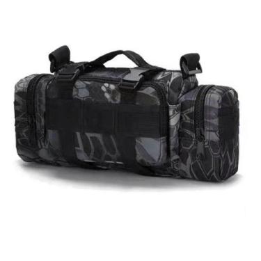 Imagem de Pochete Bolsa  De Cintura E Transversal - Tem Tudo OnLine, Preta camuf