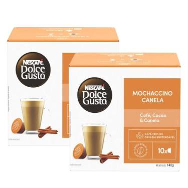 Imagem de 2x Capsula de Cappuccino Dolce Gusto Mochaccino Canela 10 unidades - -