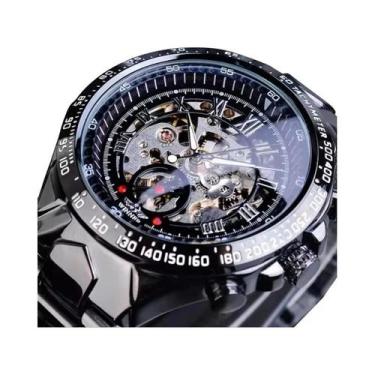 Imagem de Relógio Mecânico Automático Masculino Em Aço Inoxidável Com Mostrador 