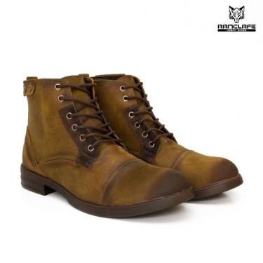 Imagem de Bota Botina Coturno Masculino  Couro Nobre