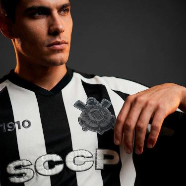 Imagem de Camisa Corinthians Lifestyle 1910 Listrada SCCP Dry Masculina-Masculino