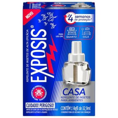 Imagem de Repelente Líquido Elétrico Exposis Casa Refil 32,9ml
